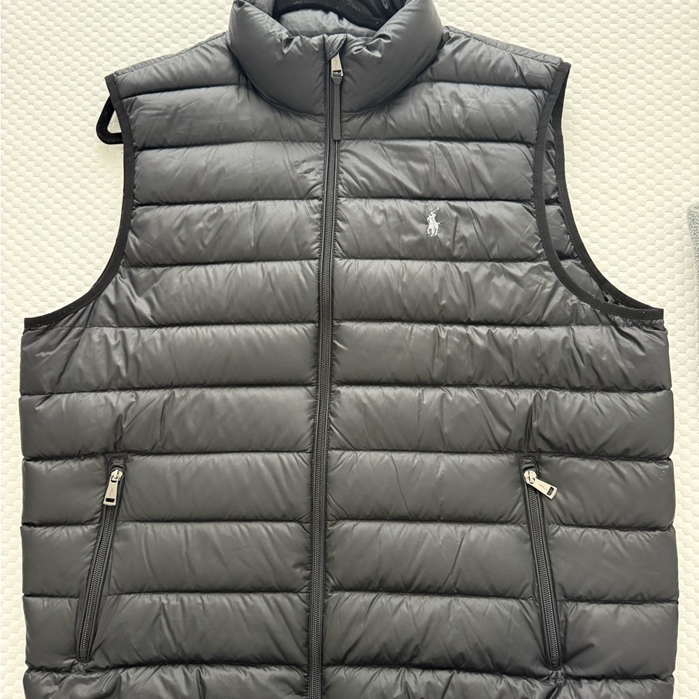 Ralph Lauren Polo Men's Charcoal Puffer Vest